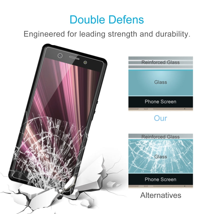 10 PCS 0.26mm 9H 2.5D Tempered Glass Film For Sony Xperia XZ4 Compact