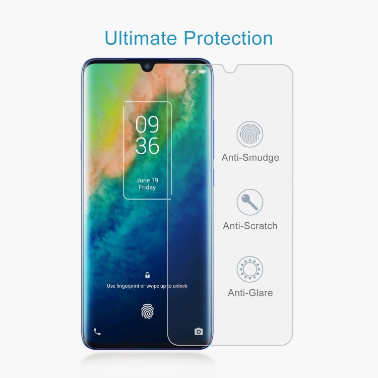 10 PCS 0.26mm 9H 2.5D Tempered Glass Film For TCL 10 Plus