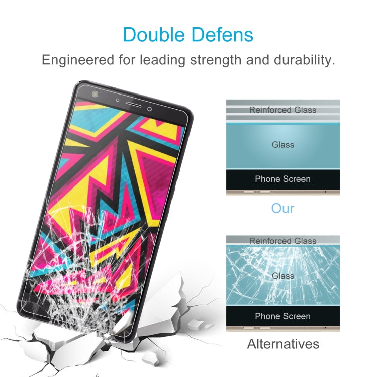 10 PCS 0.26mm 9H 2.5D Tempered Glass Film For Tecno Boom J8
