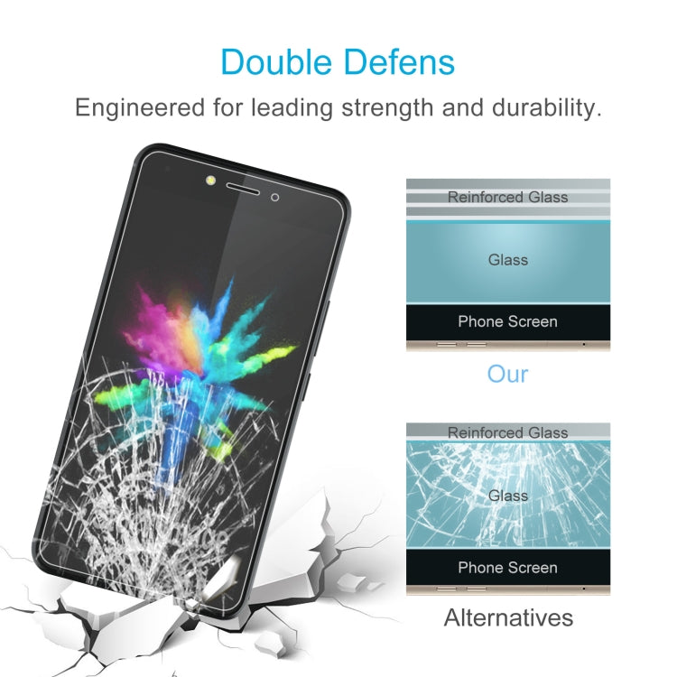 10 PCS 0.26mm 9H 2.5D Tempered Glass Film For Tecno Pouvoir 1