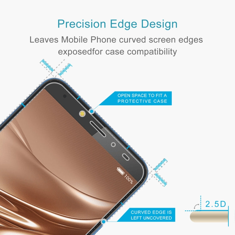 10 PCS 0.26mm 9H 2.5D Tempered Glass Film For Tecno Pouvoir 2