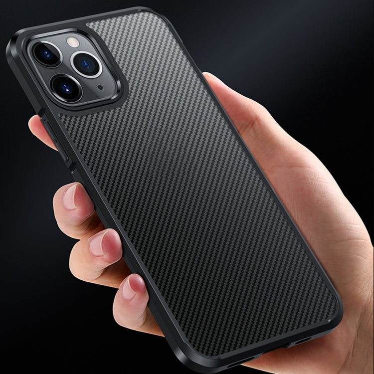 For iPhone 12 / 12 Pro Ice Crystal Carbon Fiber Phone Case