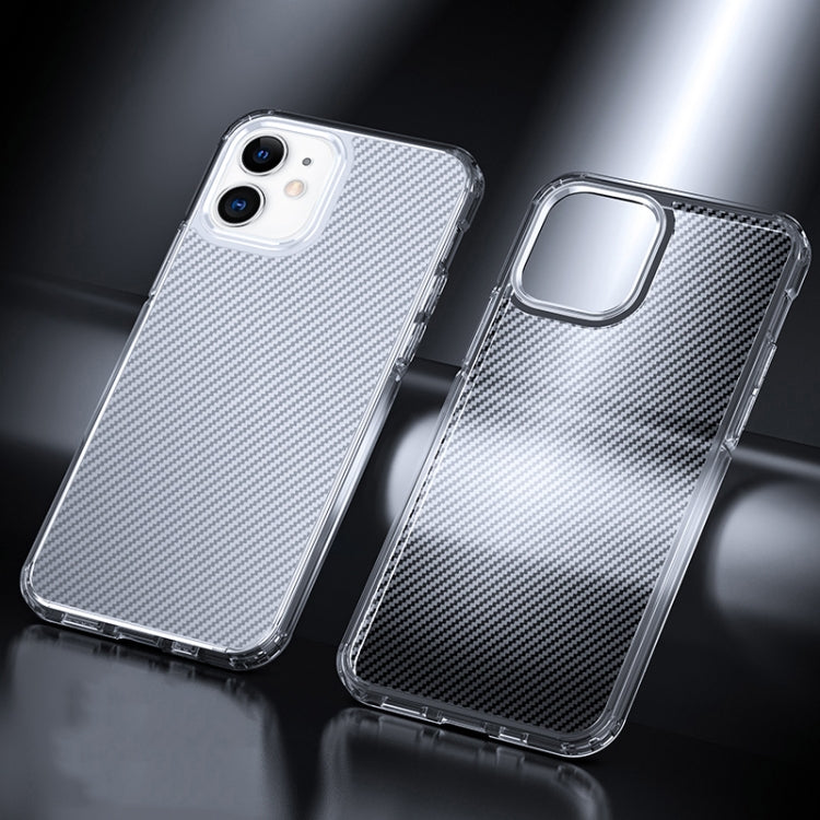 For iPhone 11 Ice Crystal Carbon Fiber Phone Case