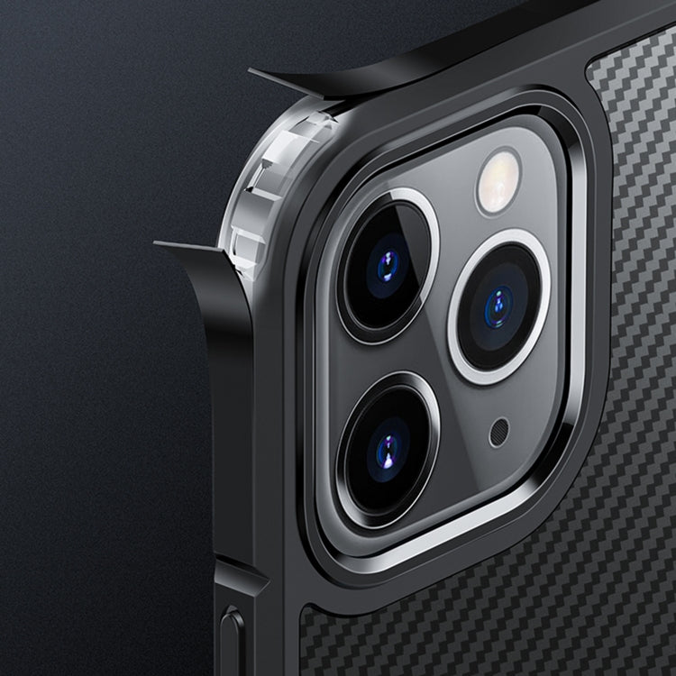 For iPhone 11 Ice Crystal Carbon Fiber Phone Case