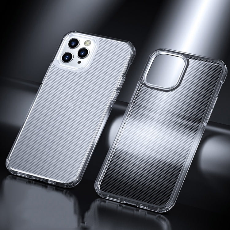 For iPhone 11 Pro Ice Crystal Carbon Fiber Phone Case