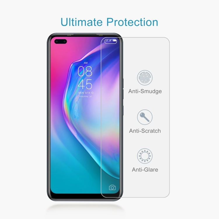 10 PCS 0.26mm 9H 2.5D Tempered Glass Film For Tecno Camon 16 Pro