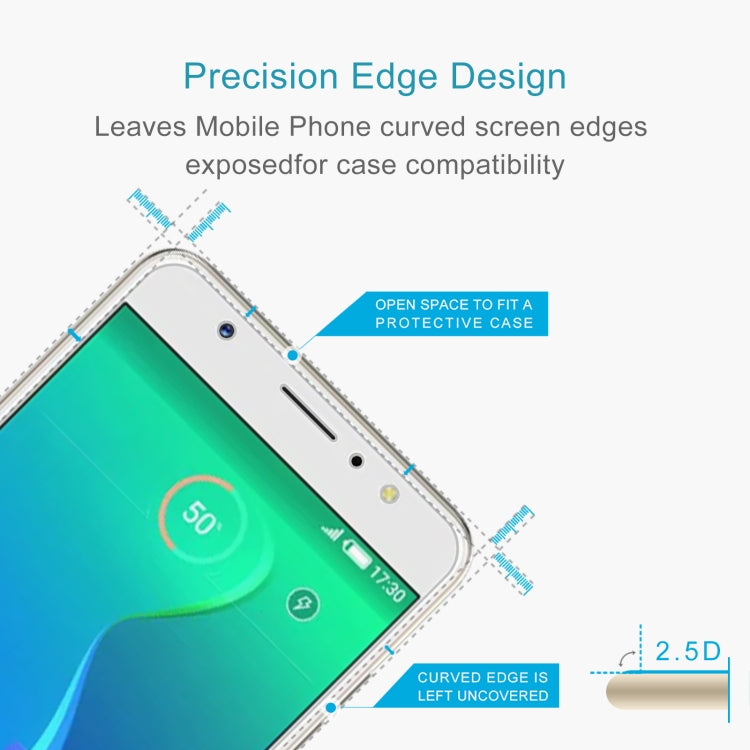 10 PCS 0.26mm 9H 2.5D Tempered Glass Film For Tecno i3