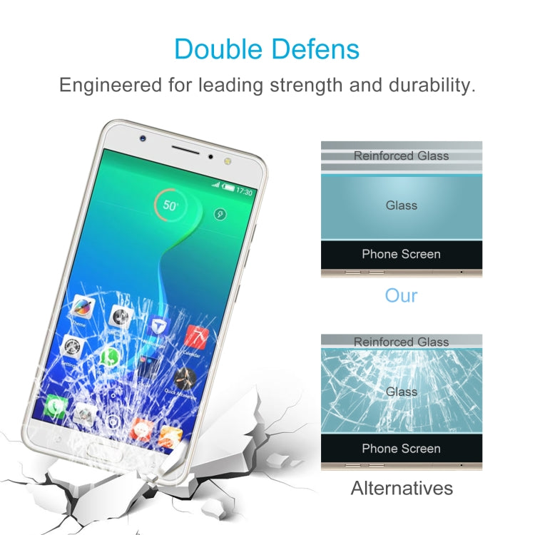 10 PCS 0.26mm 9H 2.5D Tempered Glass Film For Tecno i3