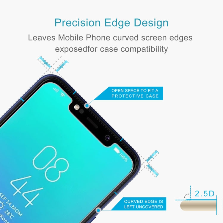 10 PCS 0.26mm 9H 2.5D Tempered Glass Film For Tecno Pouvoir 3