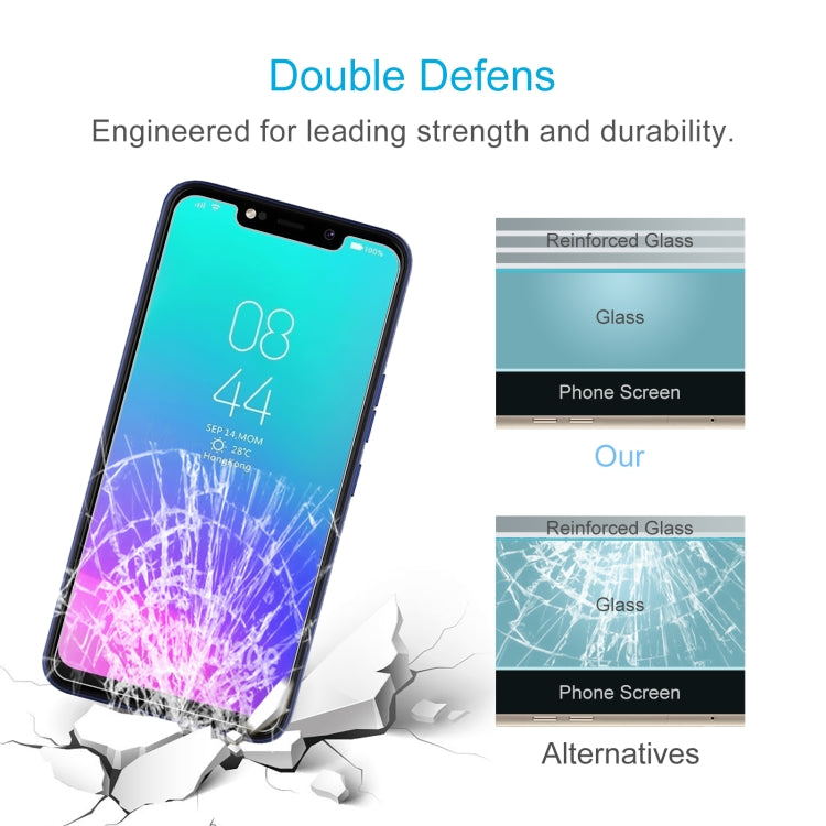 10 PCS 0.26mm 9H 2.5D Tempered Glass Film For Tecno Pouvoir 3