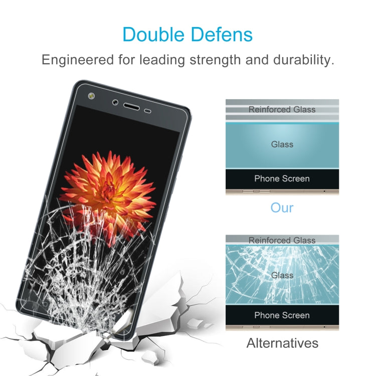 10 PCS 0.26mm 9H 2.5D Tempered Glass Film For Tecno W3