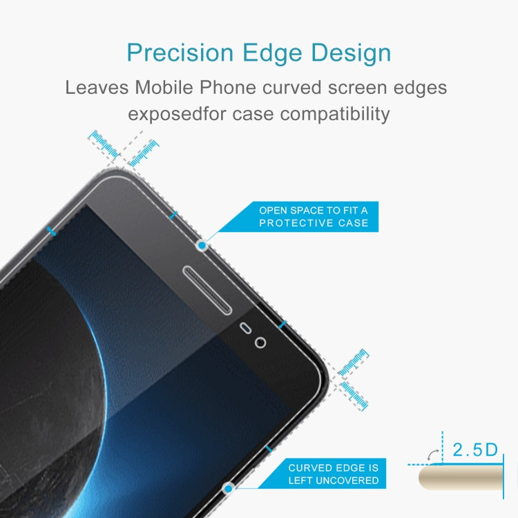 10 PCS 0.26mm 9H 2.5D Tempered Glass Film For Tecno W4