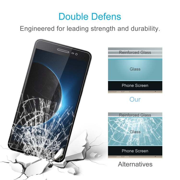 10 PCS 0.26mm 9H 2.5D Tempered Glass Film For Tecno W4