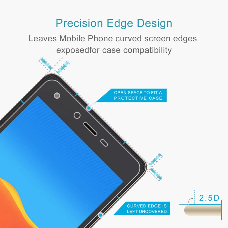10 PCS 0.26mm 9H 2.5D Tempered Glass Film For Tecno WX3 LTE