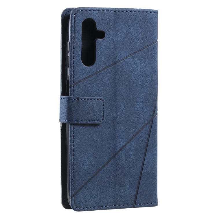 For Samsung Galaxy A13 5G Skin Feel Splicing Horizontal Flip Leather Phone Case