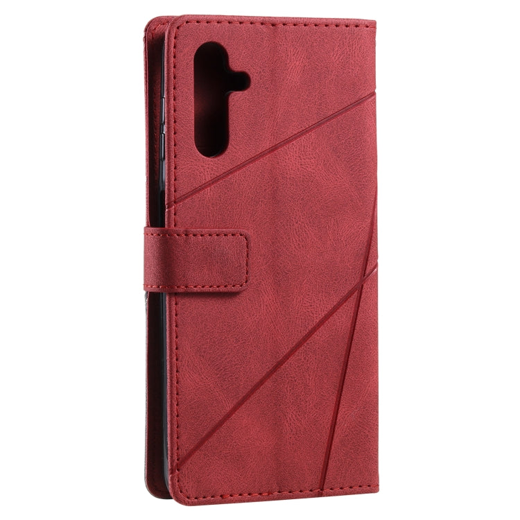 For Samsung Galaxy A13 5G Skin Feel Splicing Horizontal Flip Leather Phone Case