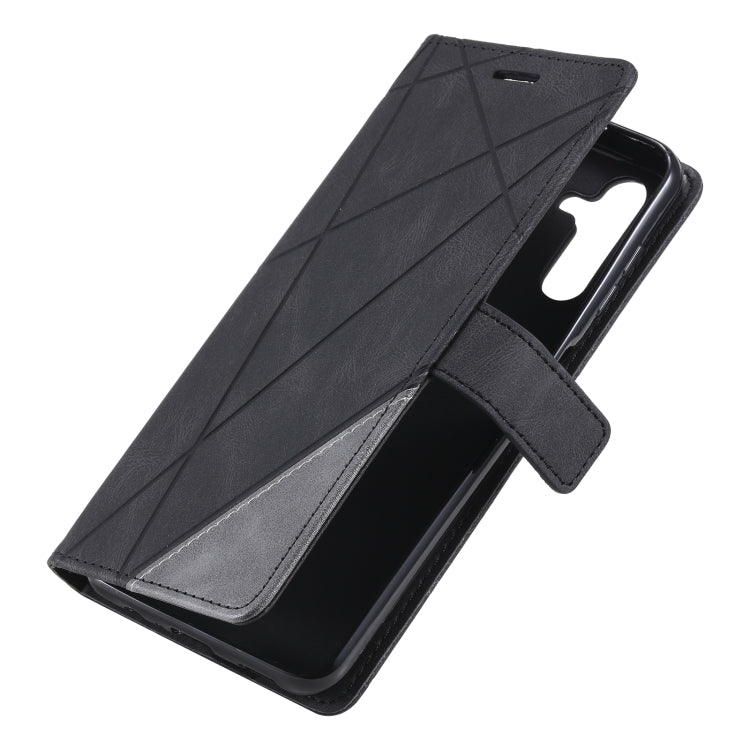 For Samsung Galaxy A13 5G Skin Feel Splicing Horizontal Flip Leather Phone Case
