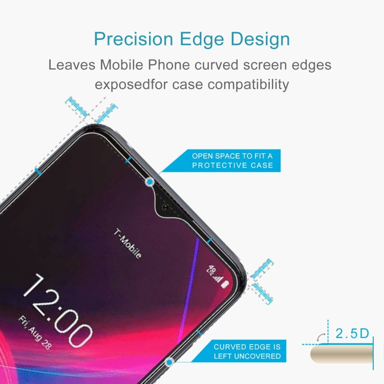 10 PCS 0.26mm 9H 2.5D Tempered Glass Film For T-Mobile REVVL 4+