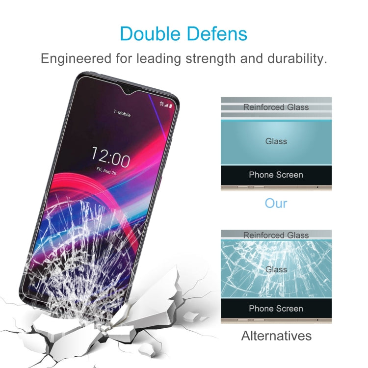 10 PCS 0.26mm 9H 2.5D Tempered Glass Film For T-Mobile REVVL 4+