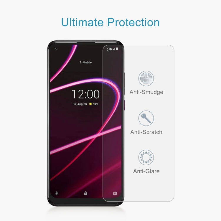 10 PCS 0.26mm 9H 2.5D Tempered Glass Film For T-Mobile REVVL 5G