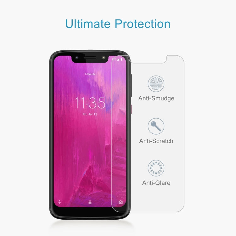 10 PCS 0.26mm 9H 2.5D Tempered Glass Film For T-Mobile Revvlry