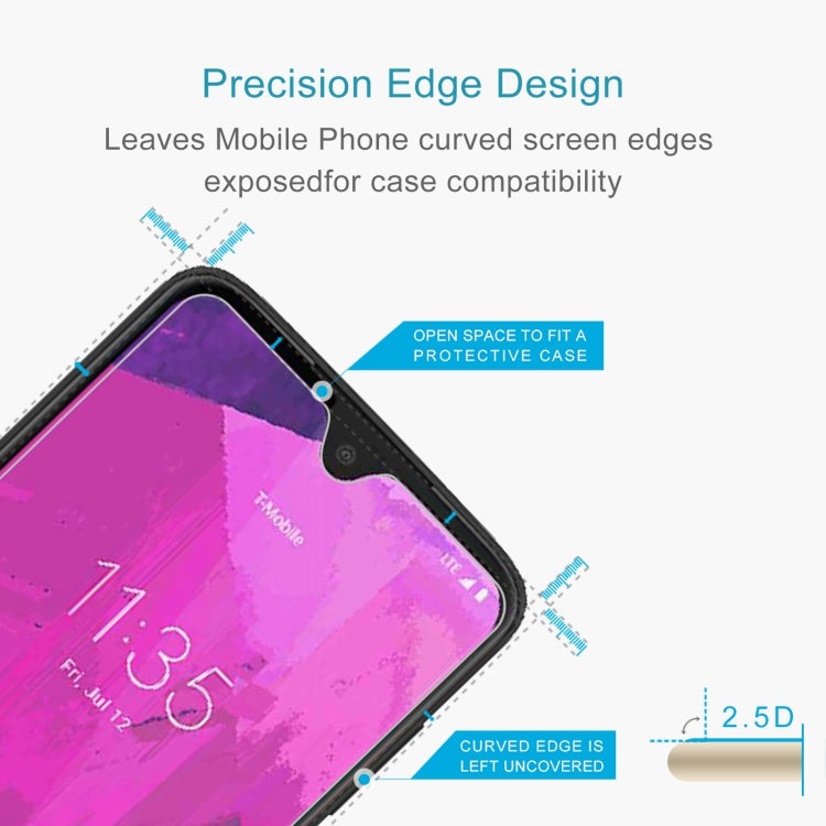 10 PCS 0.26mm 9H 2.5D Tempered Glass Film For T-Mobile Revvlry Plus