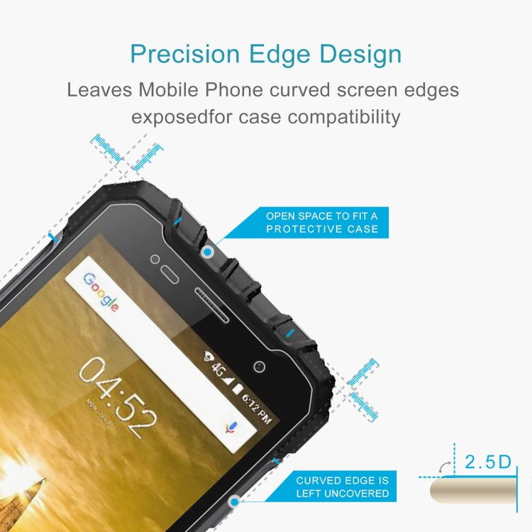 10 PCS 0.26mm 9H 2.5D Tempered Glass Film For Ulefone Armor 2