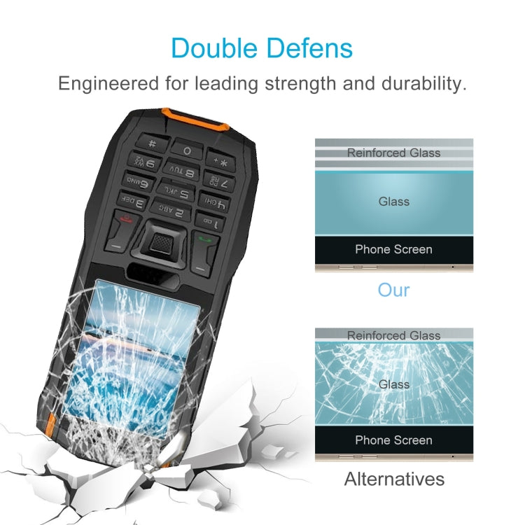 10 PCS 0.26mm 9H 2.5D Tempered Glass Film For Ulefone Armor Mini 2