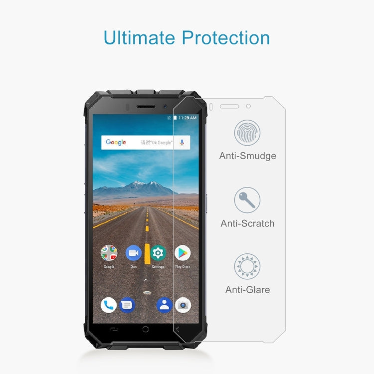 10 PCS 0.26mm 9H 2.5D Tempered Glass Film For Ulefone Armor X