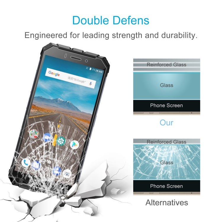 10 PCS 0.26mm 9H 2.5D Tempered Glass Film For Ulefone Armor X