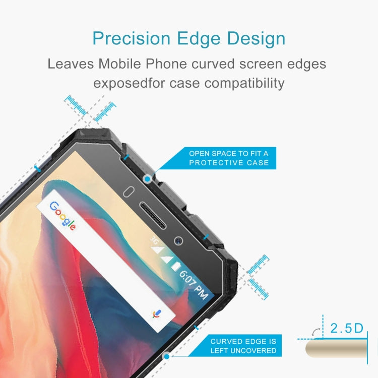 10 PCS 0.26mm 9H 2.5D Tempered Glass Film For Ulefone Armor X2