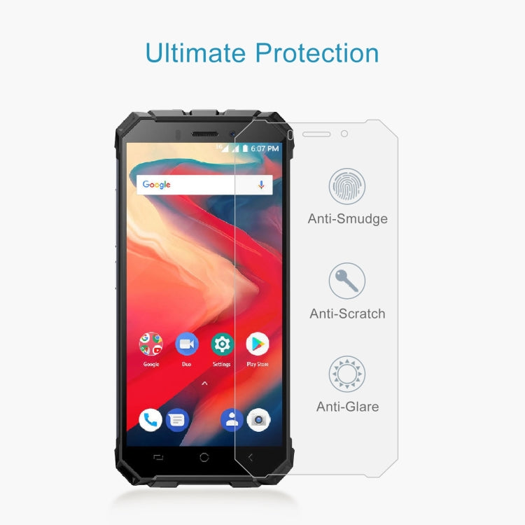 10 PCS 0.26mm 9H 2.5D Tempered Glass Film For Ulefone Armor X2