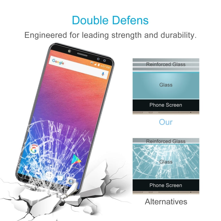 10 PCS 0.26mm 9H 2.5D Tempered Glass Film For Ulefone Power 3