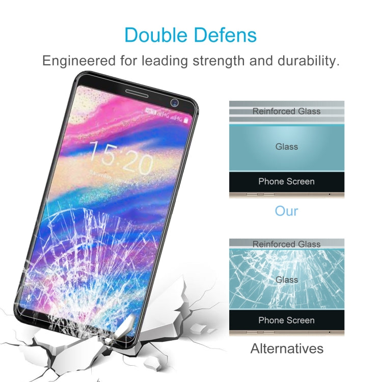 10 PCS 0.26mm 9H 2.5D Tempered Glass Film For Umidigi A1 Pro