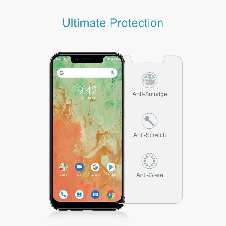 10 PCS 0.26mm 9H 2.5D Tempered Glass Film For Umidigi A3X