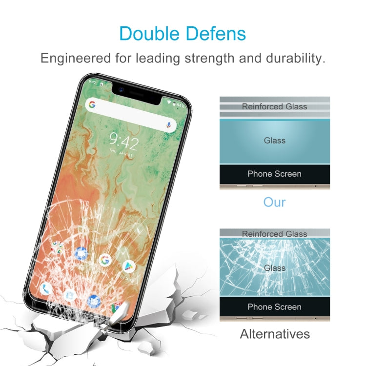 10 PCS 0.26mm 9H 2.5D Tempered Glass Film For Umidigi A3X