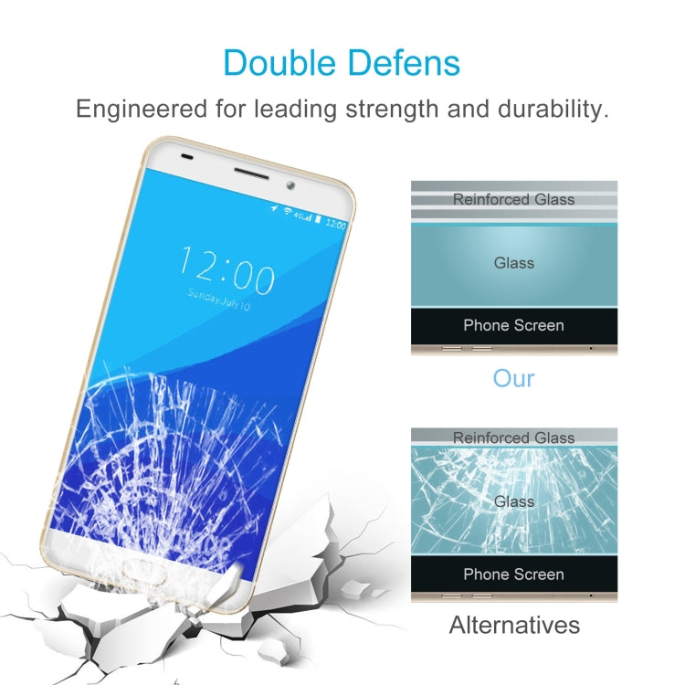 10 PCS 0.26mm 9H 2.5D Tempered Glass Film For Umidigi G
