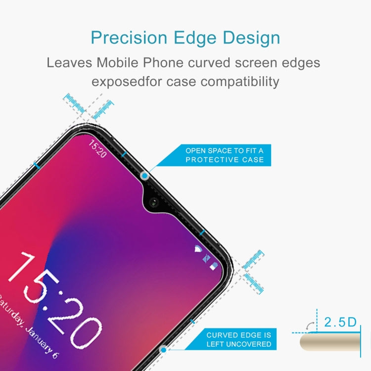 10 PCS 0.26mm 9H 2.5D Tempered Glass Film For Umidigi One Max