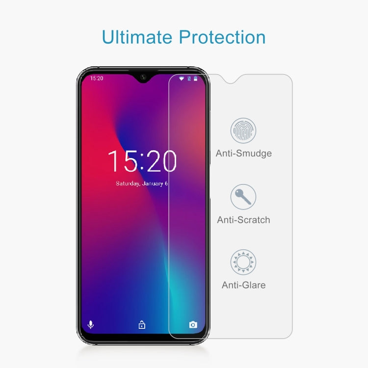 10 PCS 0.26mm 9H 2.5D Tempered Glass Film For Umidigi One Max