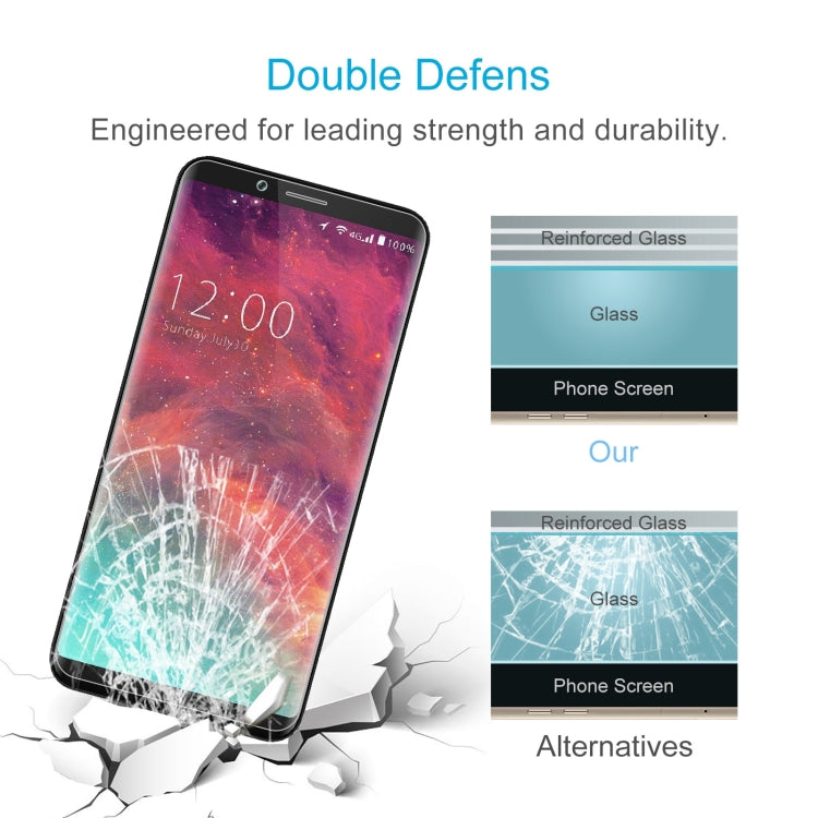 10 PCS 0.26mm 9H 2.5D Tempered Glass Film For Umidigi S2