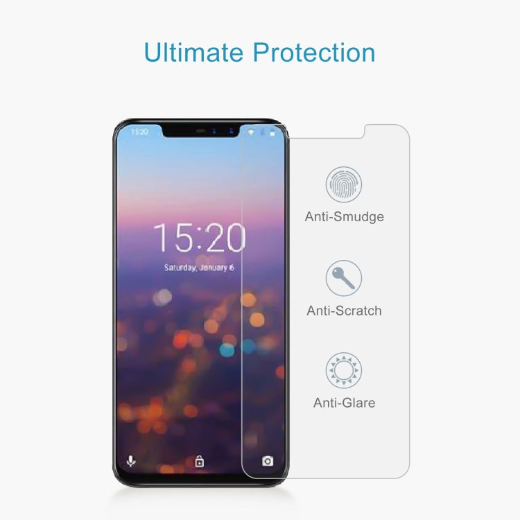 10 PCS 0.26mm 9H 2.5D Tempered Glass Film For Umidigi Z2