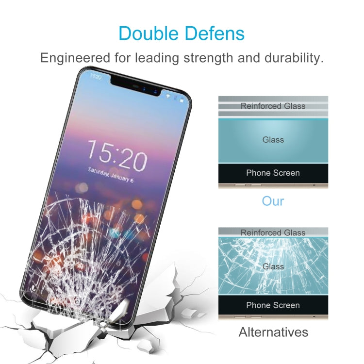 10 PCS 0.26mm 9H 2.5D Tempered Glass Film For Umidigi Z2