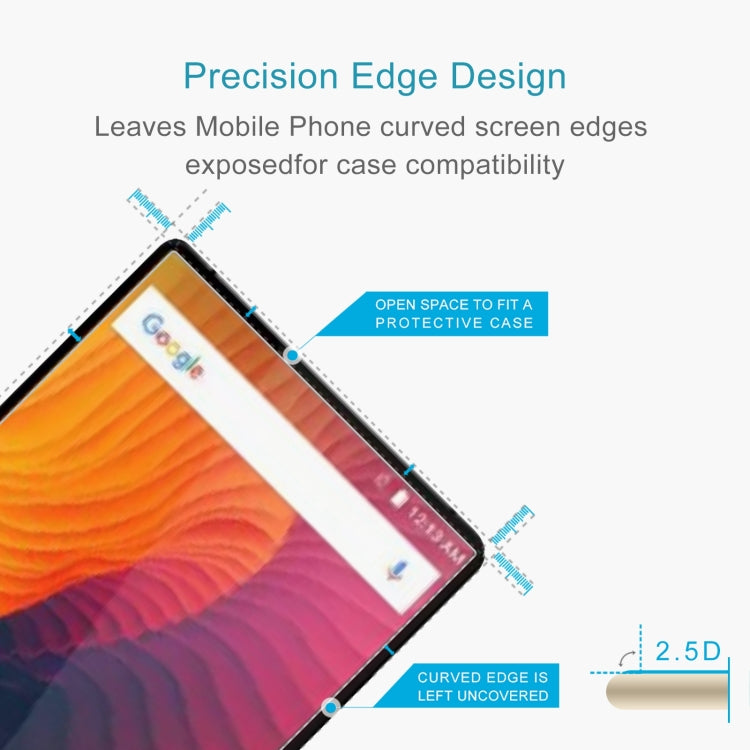 10 PCS 0.26mm 9H 2.5D Tempered Glass Film For Vernee Mix 2