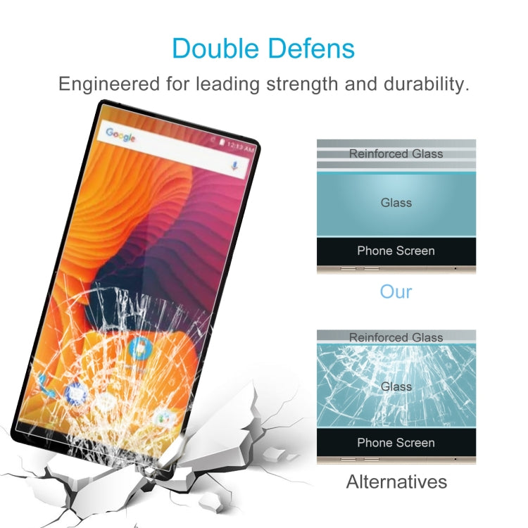 10 PCS 0.26mm 9H 2.5D Tempered Glass Film For Vernee Mix 2