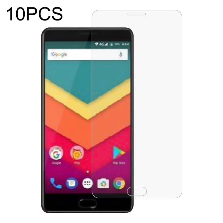 10 PCS 0.26mm 9H 2.5D Tempered Glass Film For Vernee Thor Plus