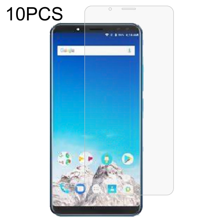 10 PCS 0.26mm 9H 2.5D Tempered Glass Film For Vernee X