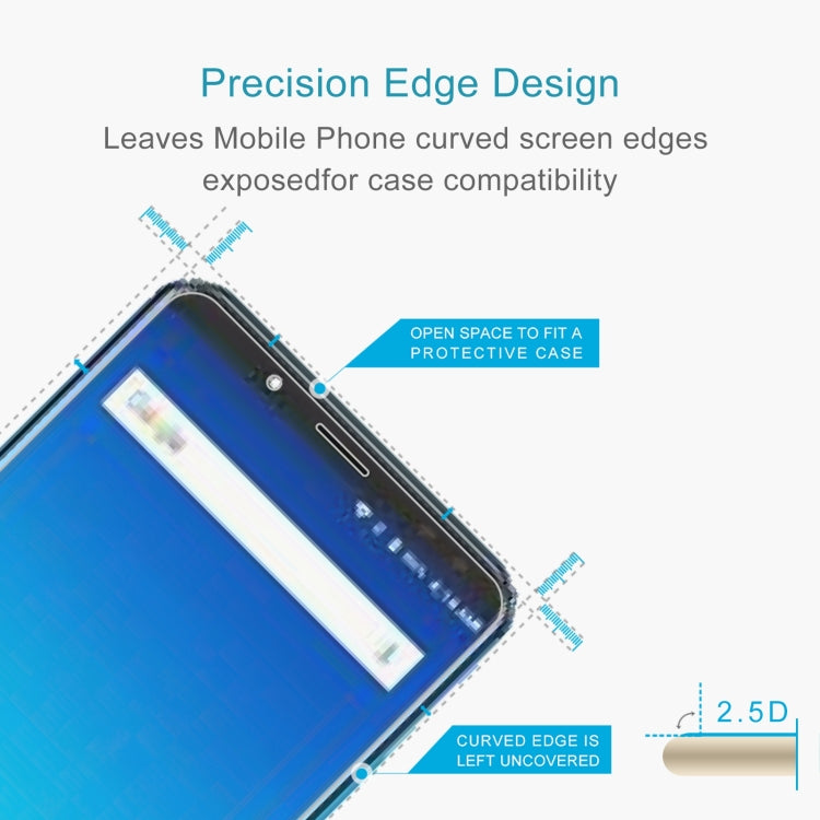 10 PCS 0.26mm 9H 2.5D Tempered Glass Film For Vernee X