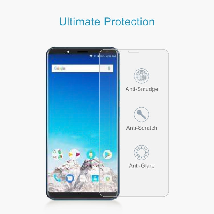 10 PCS 0.26mm 9H 2.5D Tempered Glass Film For Vernee X
