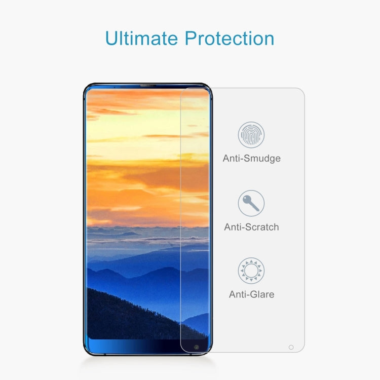 10 PCS 0.26mm 9H 2.5D Tempered Glass Film For VKworld S8