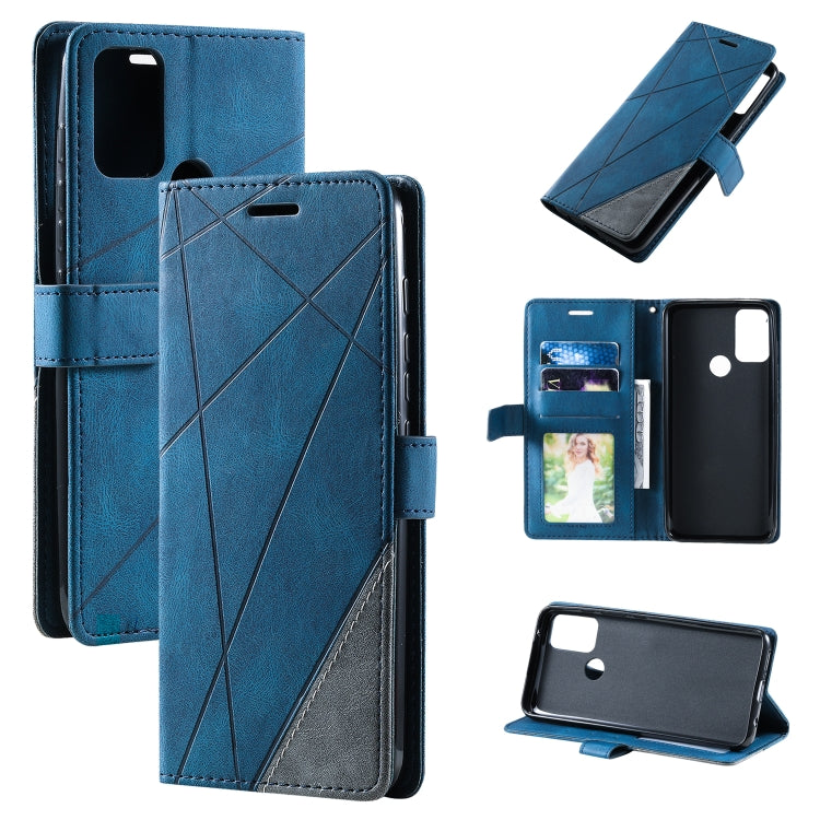 For Motorola Moto G Stylus 2021  Skin Feel Splicing Horizontal Flip Leather Phone Case